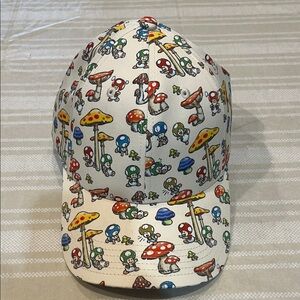 NWT Nintendo Super Mario Toad Mushroom Hat